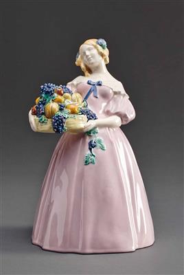 Jugendstil-Zierfigur "Krinoline-Herbst" - Spring auction Linz