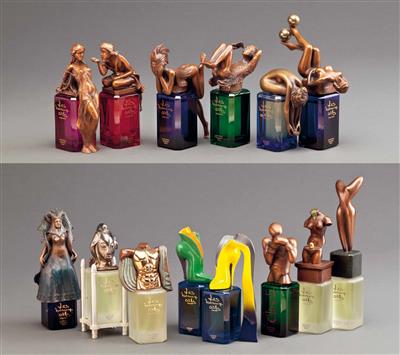 14 Flacons aus der Kunstedition "Les beaux arts" - Spring auction
