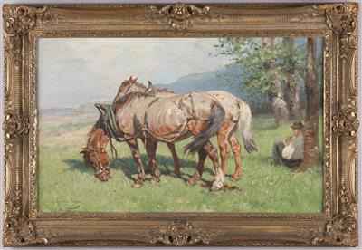 Julius von Blaas - Spring auction