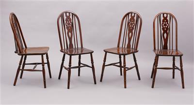 4 Stühle Anfang 20. Jh. im Windsor Stil - Jarní aukce