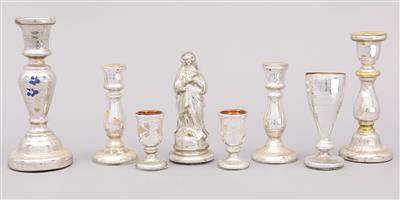 8 Stück Spiegelglas 19./20. Jh. - Spring auction