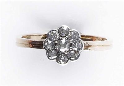 Diamantdamenring um 1900 - Spring auction