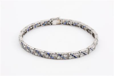 Art Deco Diamant-Armband um 1920/30 - Autumn auction