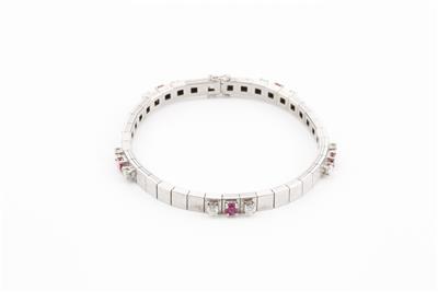 Brillant-Rubin-Armband 1,19 ct - Asta autunnale