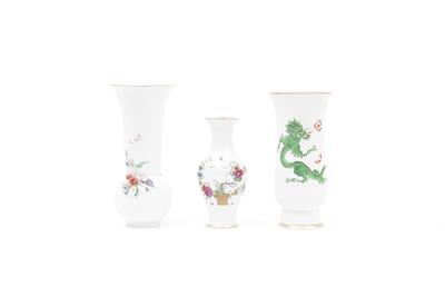 3 verschiedene Vasen - Frühlingsauktion