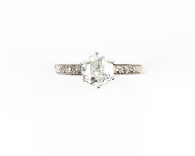 Altschliffbrillantdamenring ca. 1 ct - Asta di primavera