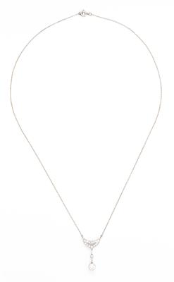 Brillant Diamantcollier zus. ca. 0,90 ct - Podzimní aukce