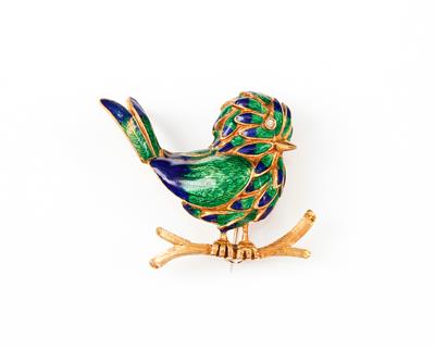Brosche "Vogel" - Podzimní aukce