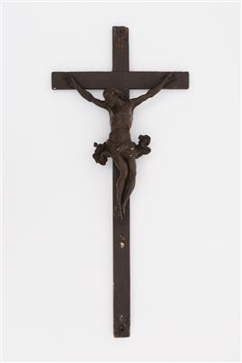 Kruzifix, Oberösterreichischer Kulturkreis, Werkstatt der Bildhauerfamilie Schwanthaler naheliegend, um 1800 - Antiques and art