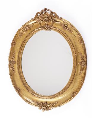 Ovaler Spiegelrahmen, 2. Hälfte 19. Jahrhundert - Spring auction