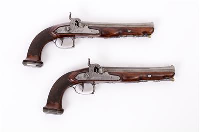 Paar Perkussions-Pistolen, Dumarest, Paris Anfang 19. Jahrhundert - Spring auction