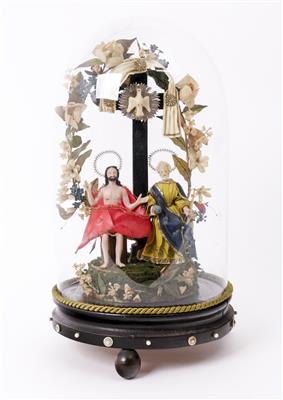 Wachsbossierung, "Heilige Dreifaltigkeit", 19. Jahrhundert - Spring auction