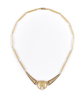 Brillant-Diamantcollier zus. 0,39 ct - Autumn auction I