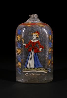 Branntweinflasche, Alpenländisch um 1800 - Asta di autunno II
