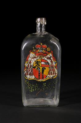 Salzburger Apothekerflasche mit fürsterzbischöflichem Wappen, Mitte 18. Jahrhundert - Autumn auction II
