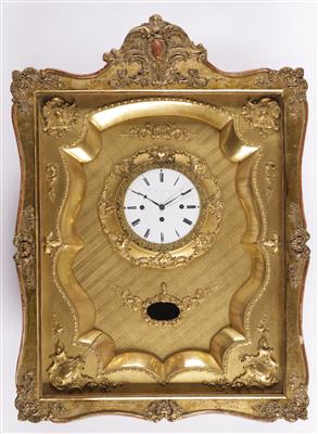 Spätbiedermeier Rahmenuhr "Kaiser Franz Joseph I.", um 1850 - Herbstauktion II