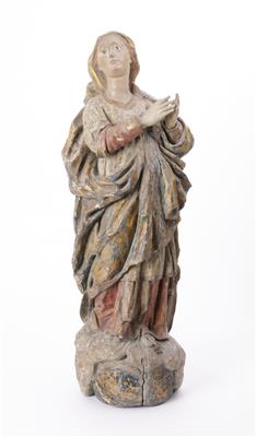 Maria Immaculata, Südeuropa, wohl Neapel, 1. Hälfte 18. Jahrhundert - Frühlingsauktion II