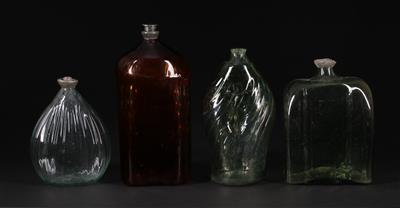 Vier Branntweinflaschen, Alpenländisch, 18. Jahrhundert - Asta di primavera