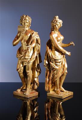 Paar meisterliche klassizistische Figuren aus der Mythologie, wohl Deutsch, Ende 18. Jahrhundert - Autumn auction