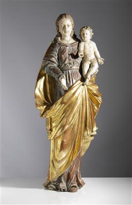 Mutter Gottes mit Christuskind, wohl Italien ausgehendes 18. Jahrhundert - Asta di primavera