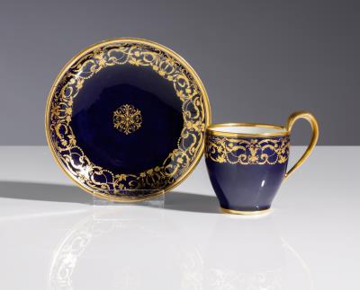 Dekortasse, Kaiserliche Porzellanmanufaktur, Wien, um 1795 - Herbstauktion