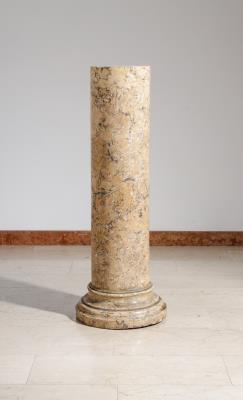 Kleine klassizistische Scagliola Büstensäule, 19. Jahrhundert - Autumn auction