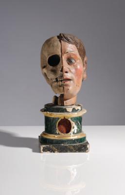 Anatomisches Modell eines männlichen Kopfes, um 1800 - Asta autunnale