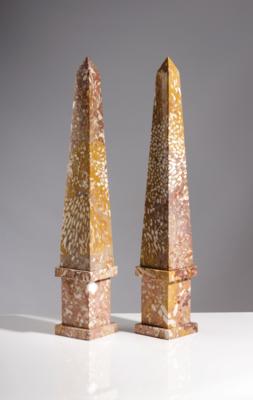 Paar dekorative italienische Obelisken - Herbstauktion