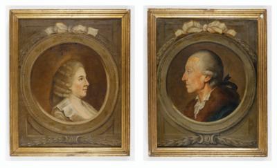 Paar Portraits von Graf und Gräfin Lamberg, um 1780 - Herbstauktion