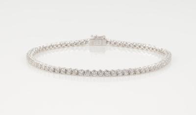 Brillant Tennisarmband, zus. ca. 3,0 ct - Frühlingsauktion