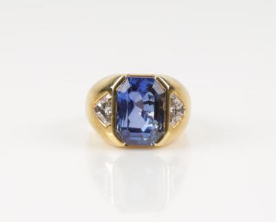 Saphir Diamant Ring - Frühlingsauktion