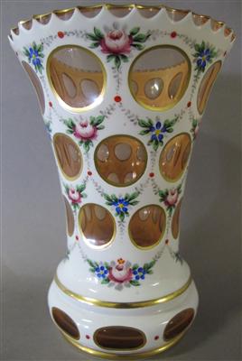 Bechervase, Böhmen 20. Jhdt. - Antiques, art and jewellery