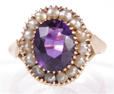 Amethystdamenring - Arte, antiquariato e gioielli