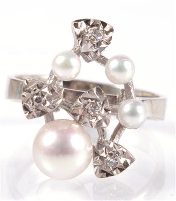 Diamantdamenring - Antiques, art and jewellery