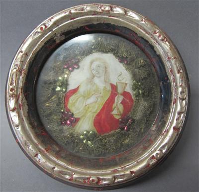 Miniatur-Heiligenbild, 18. Jhdt. - Kunst, Antiquitäten und Schmuck