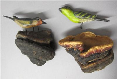 2 Vögel in Viechtauer Art - Arte, antiquariato e gioielli