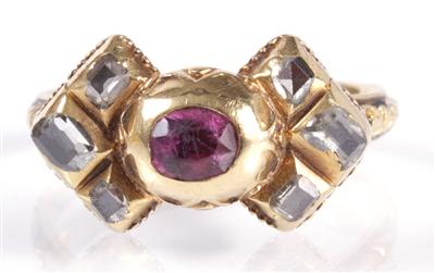 Diamantdamenring - Antiques, art and jewellery