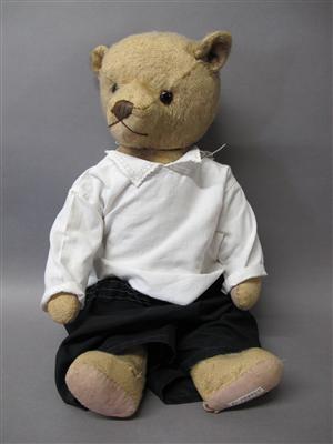 1 alter Teddybär, ca. 60er-Jahre - Kunst, Antiquitäten und Schmuck mit Sonderteil Spielzeug und Modelleisenbahnen
