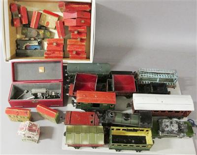 Konvolut Märklin und Kraus Eisenbahn aus den 40er Jahren, Spur 0 - Kunst, Antiquitäten und Schmuck