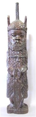 Afrikanische Herrscherfigur, Benin um 1970 - Arte, antiquariato e gioielli