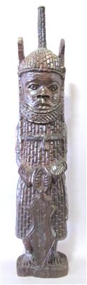 Afrikanische Herrscherfigur, Benin um 1970 - Antiques, art and jewellery