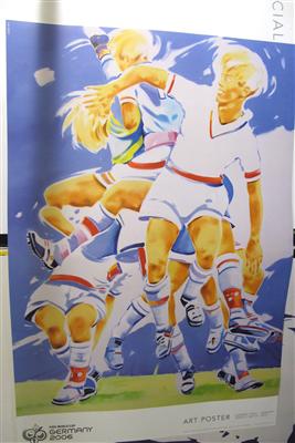 Official Art Poster 2006 Fifa World Cup Germany - Antiques, art and jewellery