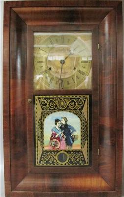 Amerikanische Rahmen-Wanduhr, um 1900 - Antiques, art and jewellery