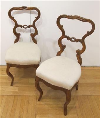 Paar Biedermeier-Sessel um 1835/40 - Kunst, Antiquitäten und Schmuck