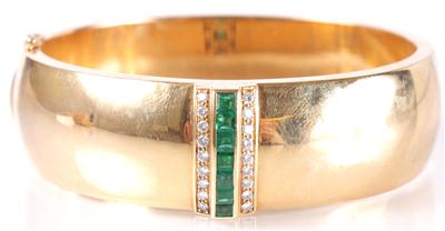 Brillantarmreif zus. ca. 0,35 ct, - Antiques, art and jewellery