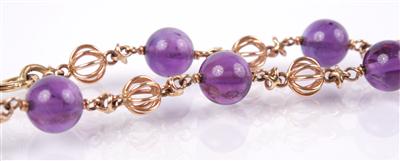 Amethystarmkette - Antiques, art and jewellery