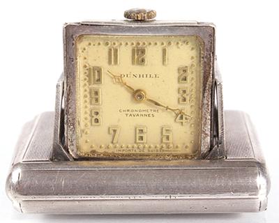 DUNHILL-Reise-Taschenuhr - Antiques, art and jewellery