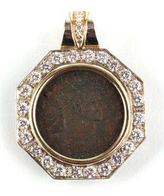 Brillantanhänger zus. ca. 1,70 ct - Antiques, art and jewellery