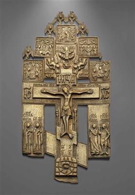 Russisches Kreuz, Anfang 19. Jhdt. - Arte, antiquariato e gioielli