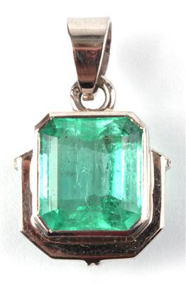 Smaragdanhänger ca. 4 ct - Arte, antiquariato e gioielli